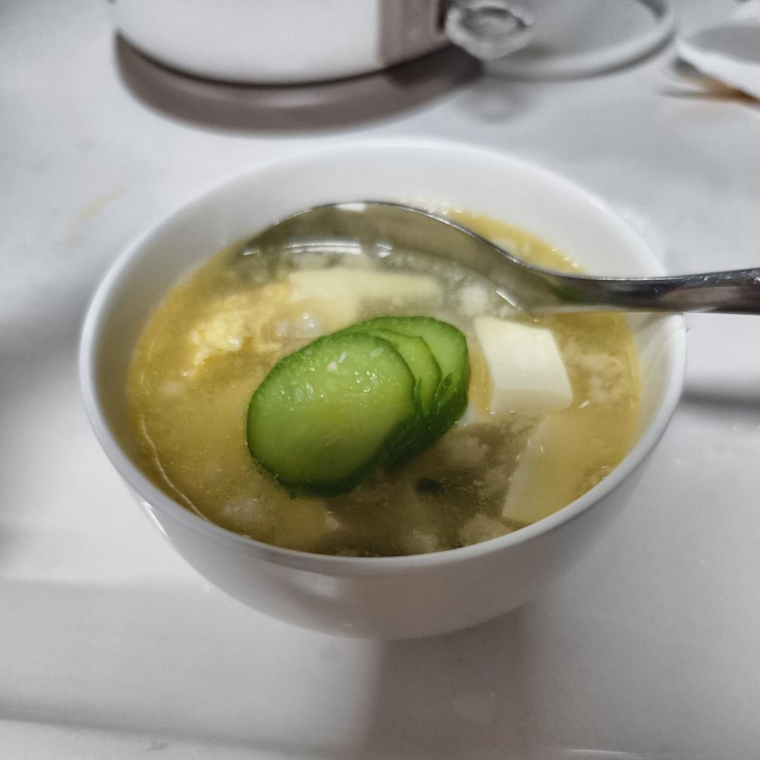 减脂黄瓜豆腐汤（转）
