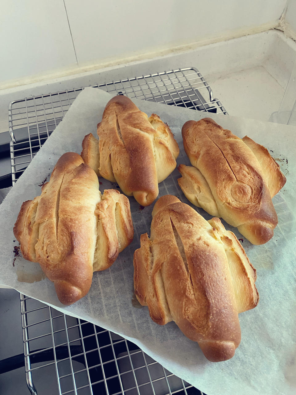 『硬酥奶油风味』罗宋面包Russian Bread