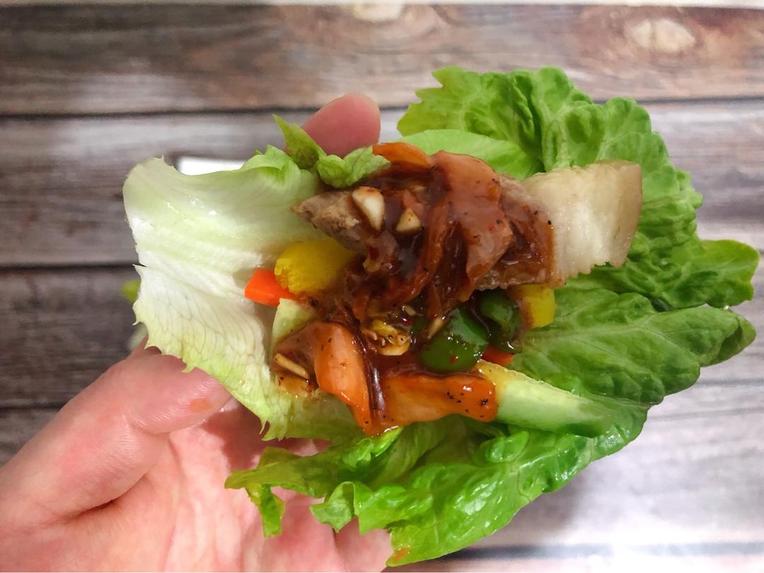 韩式菜包肉（不会出错的炖肉➕自制酱料）