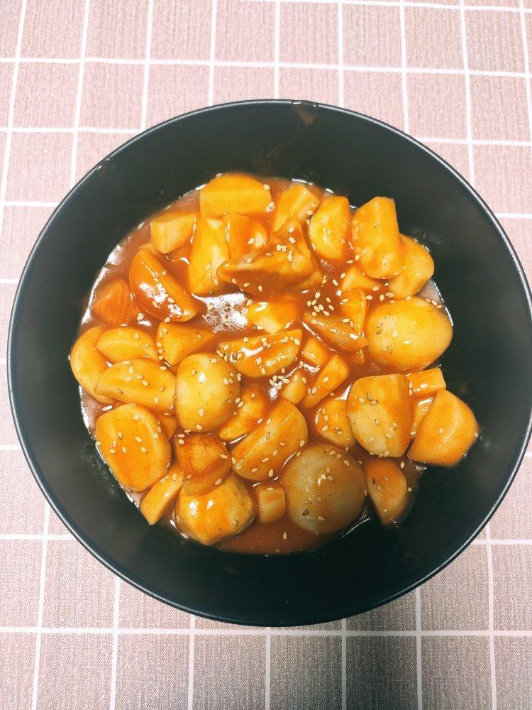 5分钟韩式辣炒香肠年糕