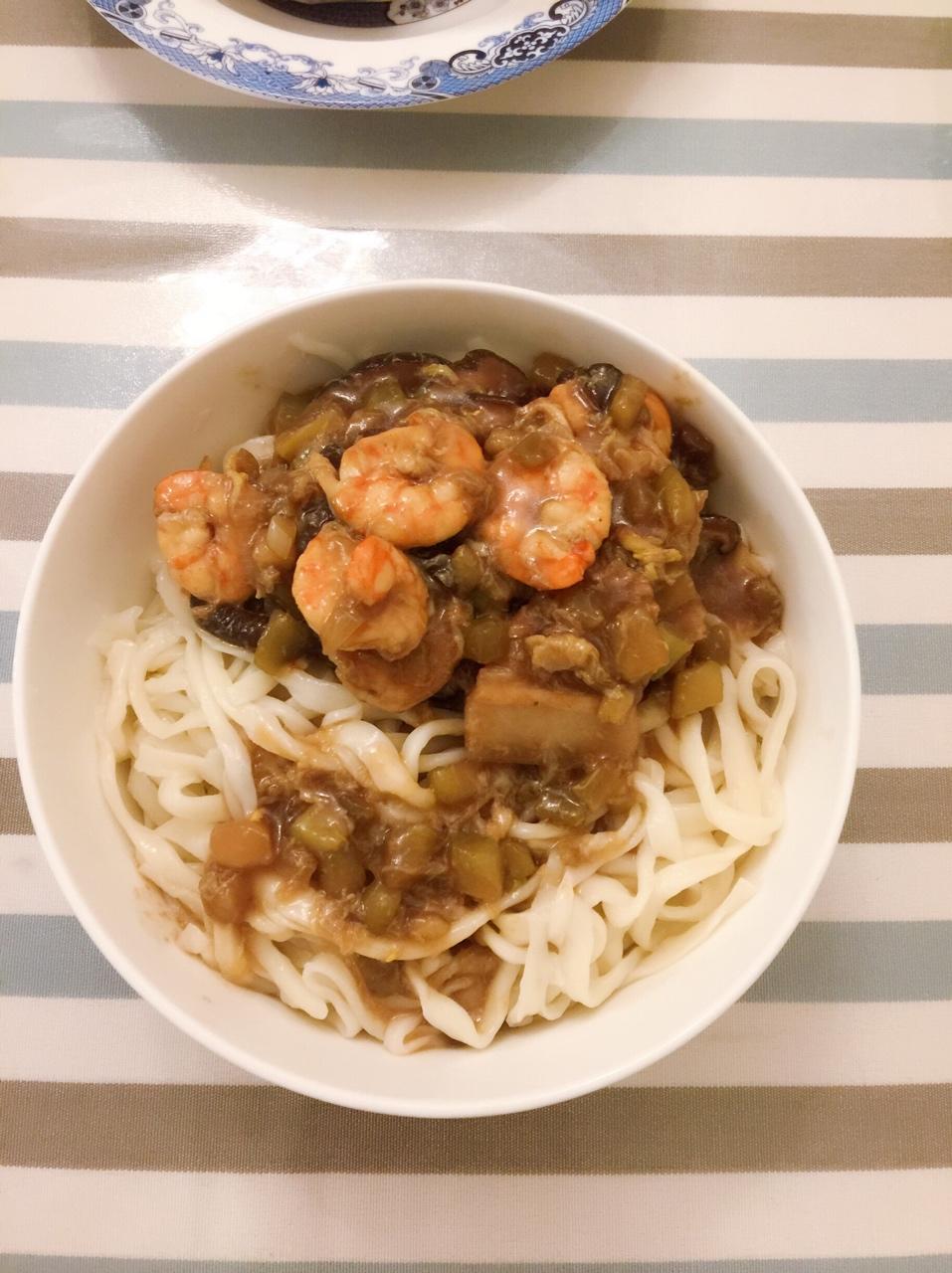 老北京三鲜打卤面