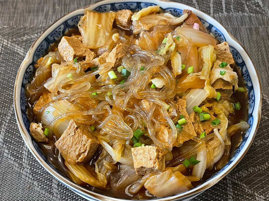 冻豆腐粉条熬白菜