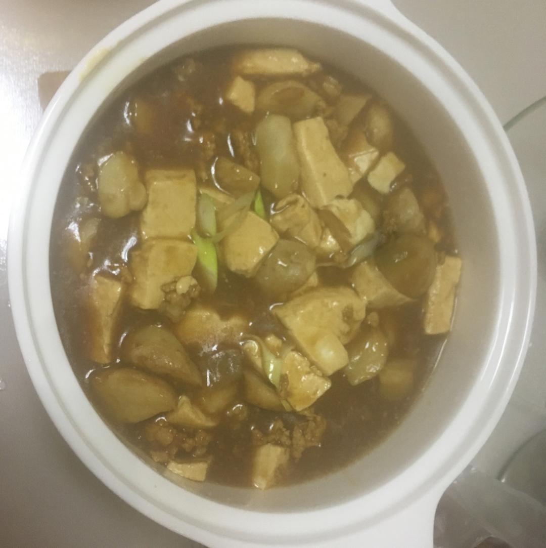 芋艿肉末豆腐羹