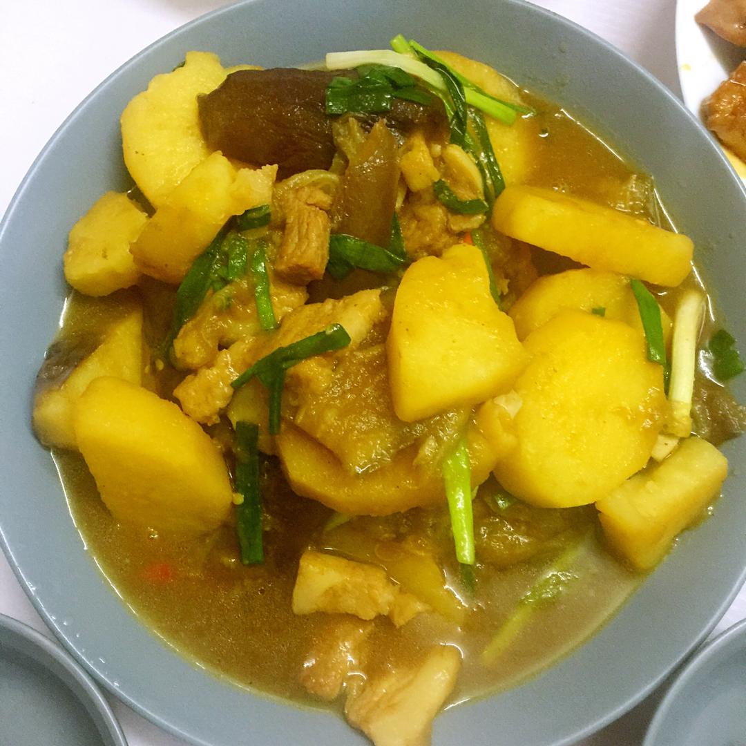 土豆炖茄子