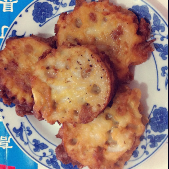莲藕夹肉