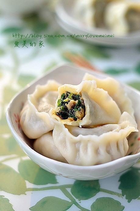 荠菜水饺的做法