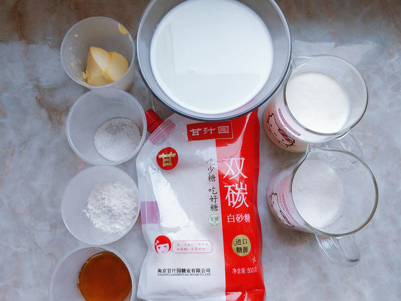 纯奶手撕吐司的做法 步骤1