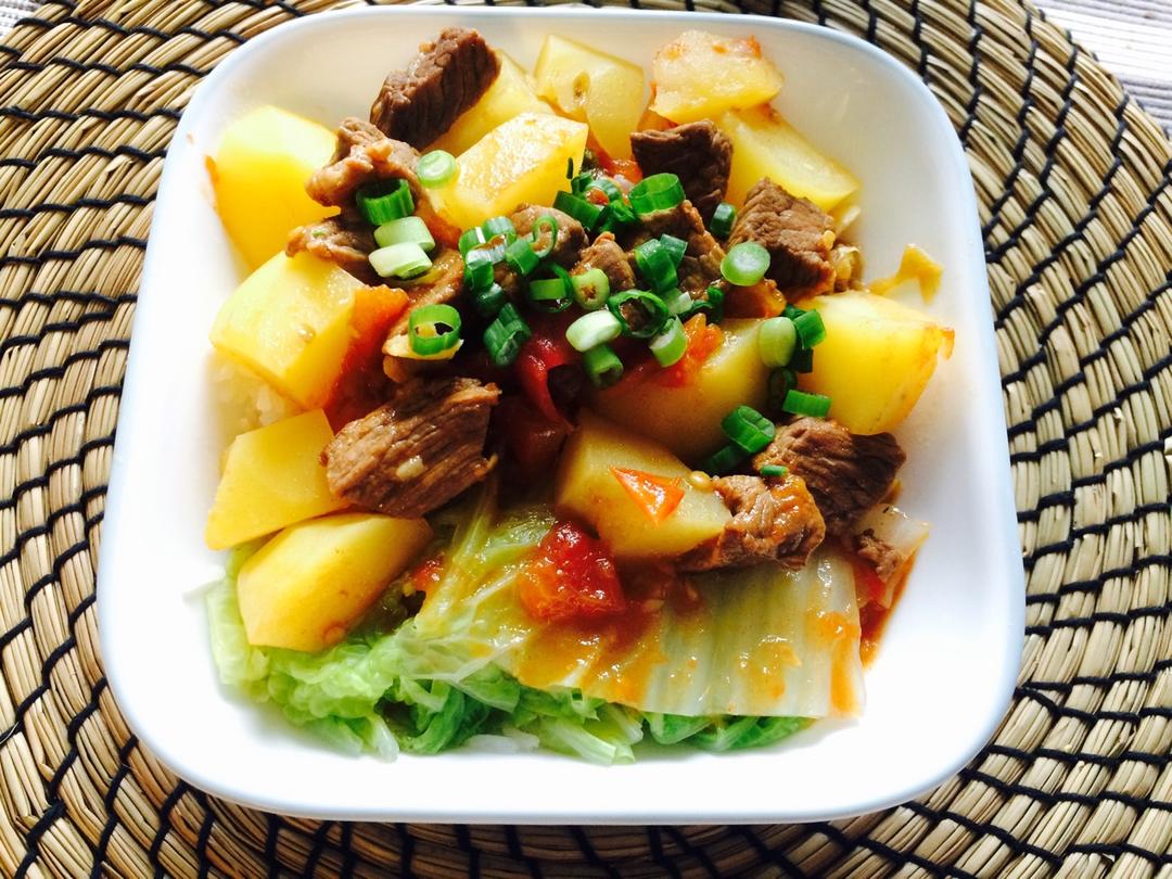 红烧牛肉土豆 （独家秘制）