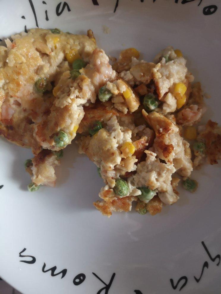鲜虾豆腐饼