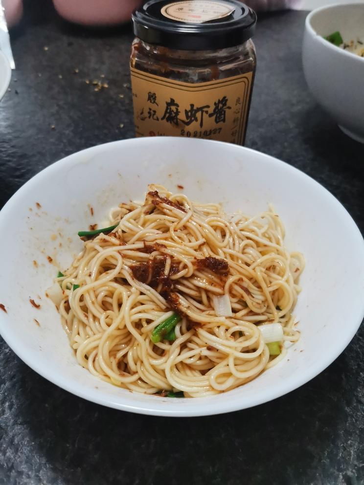 麻虾酱拌面