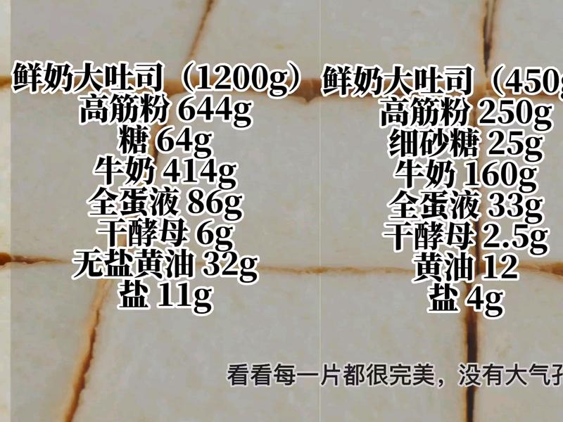 纯奶手撕吐司的做法 步骤1