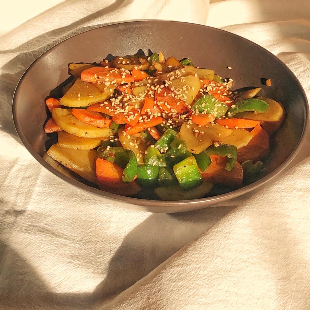 素炒三样