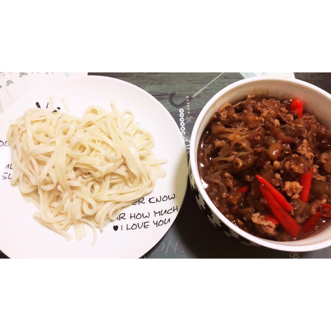 红烧肉沫茄子