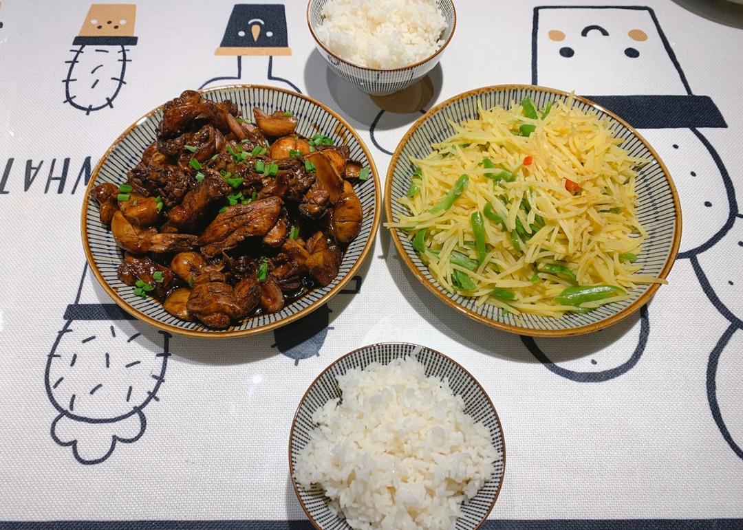 【栗子烧鸡】鸡肉都给你吃，栗子归我~