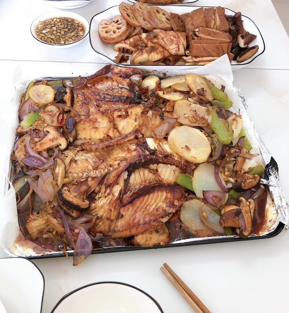 烤箱版酱香烤鱼