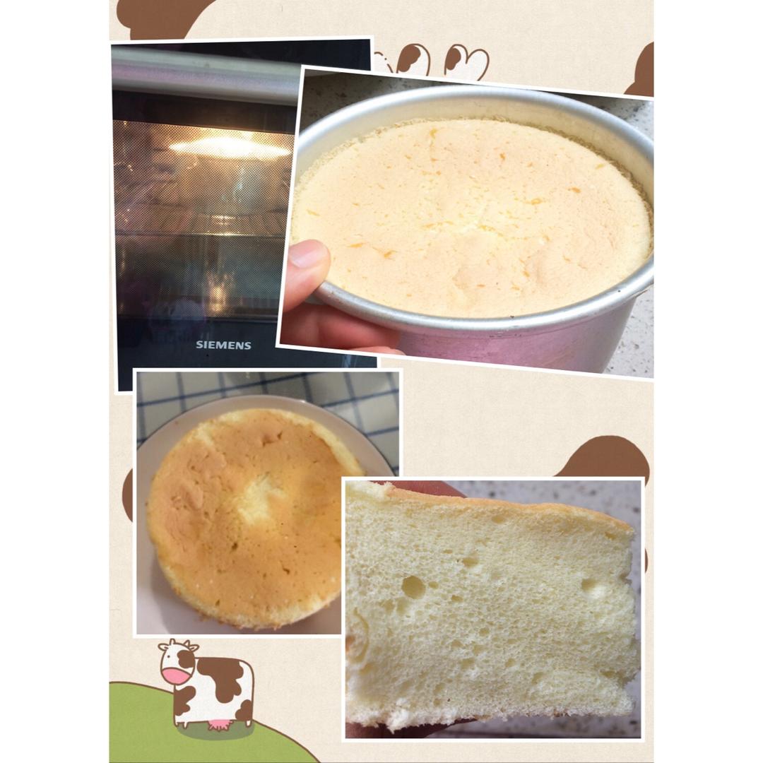 6寸戚风蛋糕（2蛋）