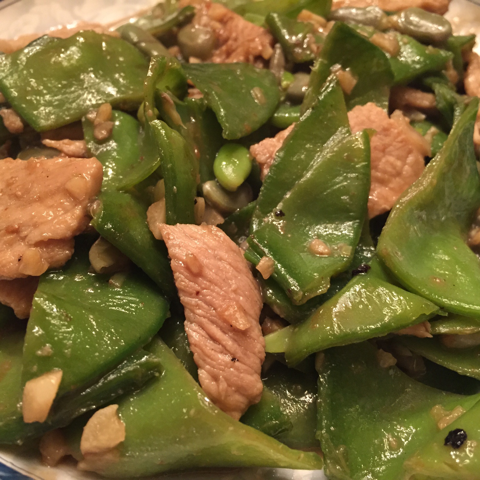 扁豆炒肉