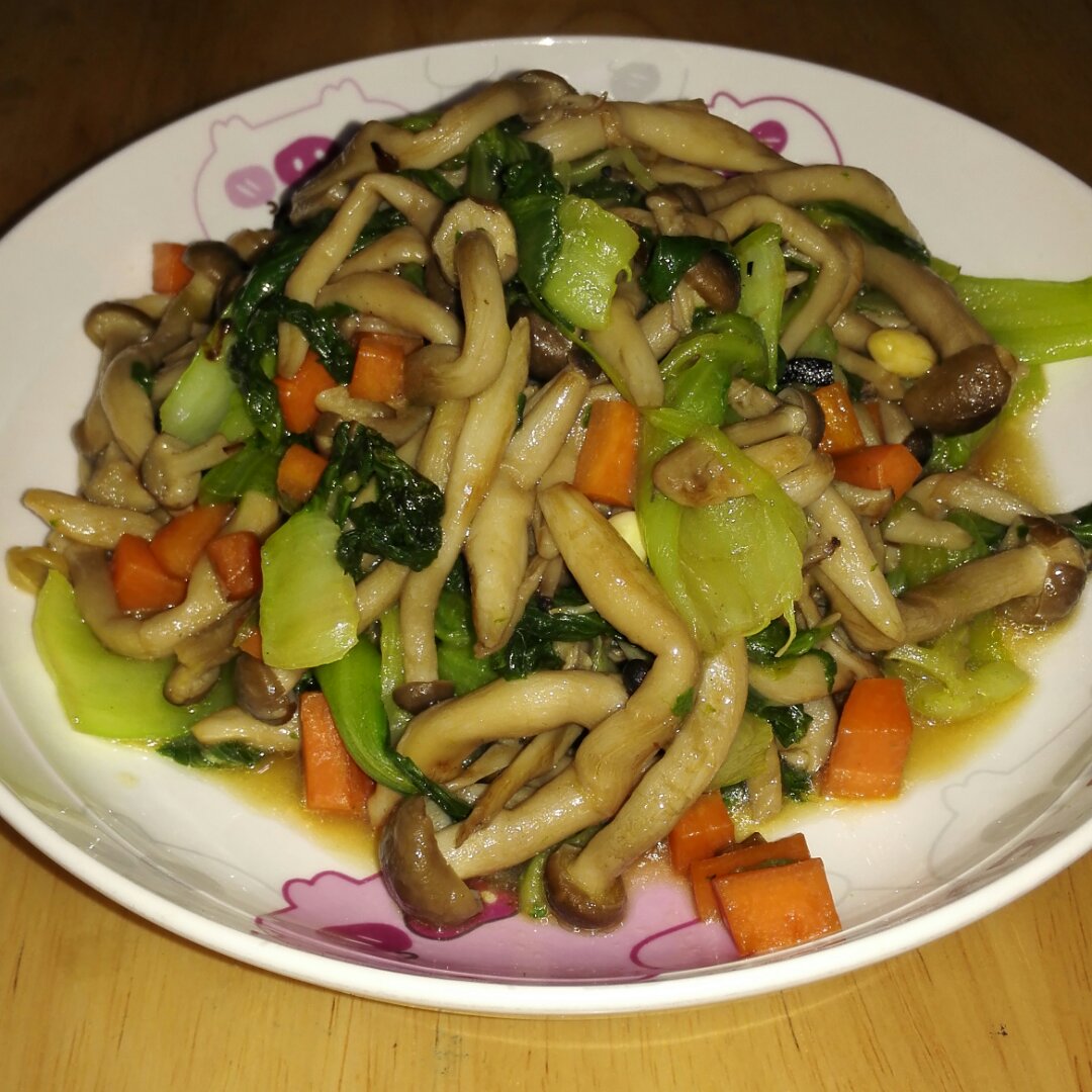 蟹味菇炒小油菜