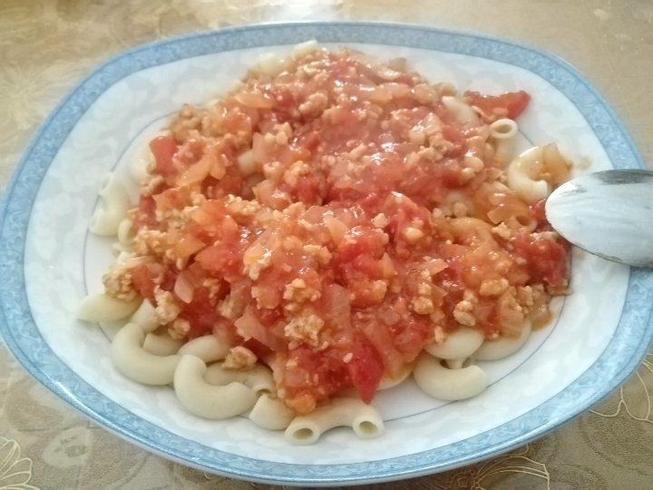 番茄肉酱空心粉