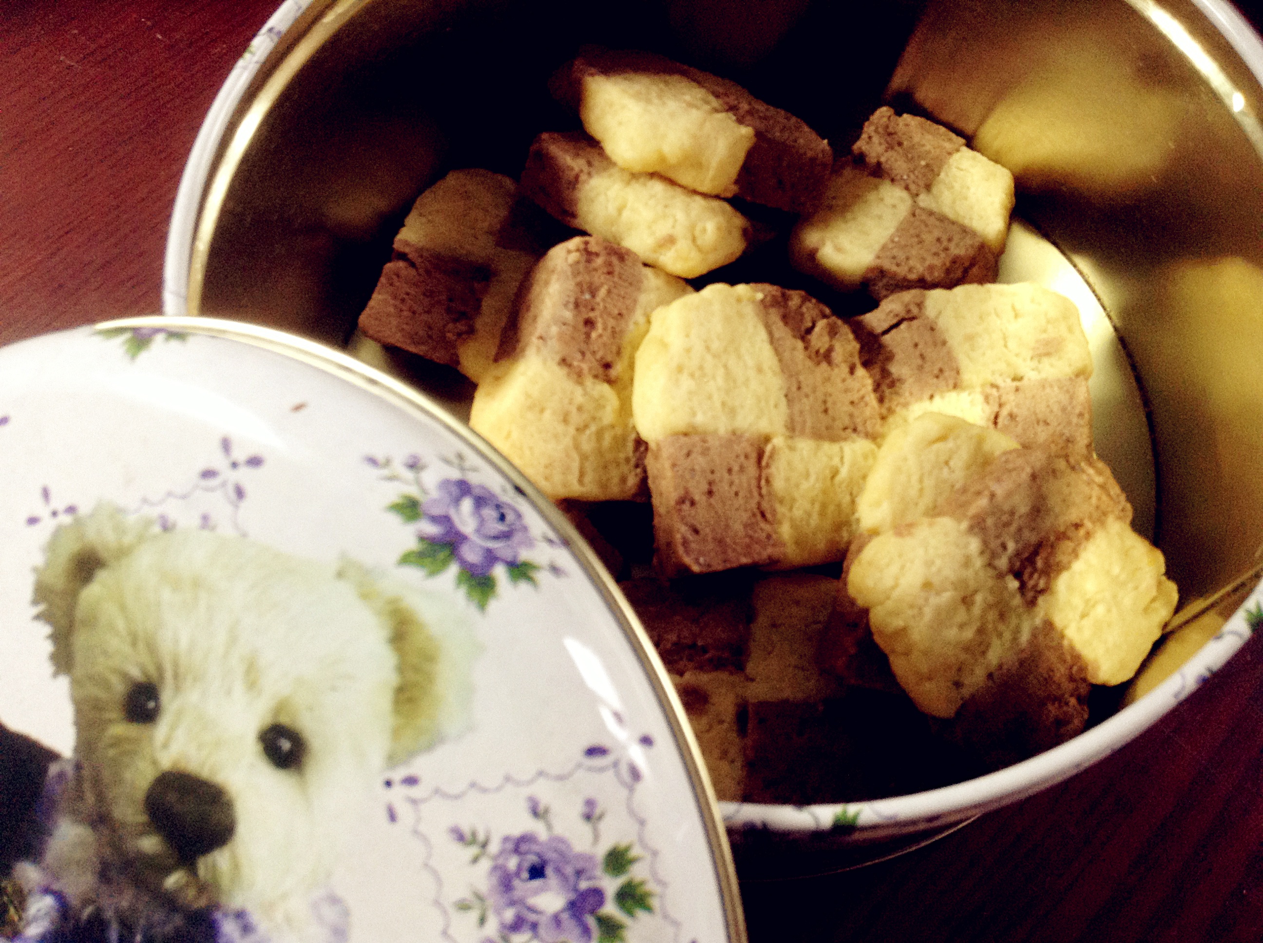 双色小棋格饼干