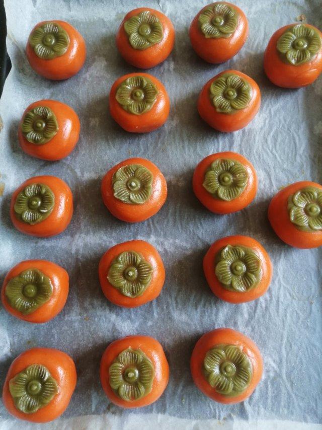 全网独家（原创）柿柿如意—广式金沙奶黄月饼（内附视频做法）