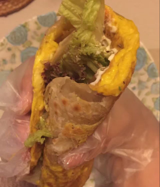 飞饼版鸡蛋灌饼