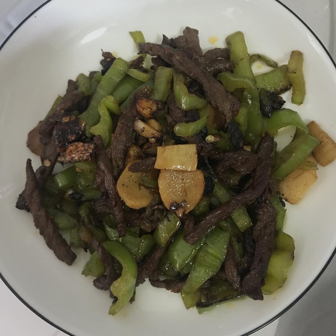 青椒炒牛肉