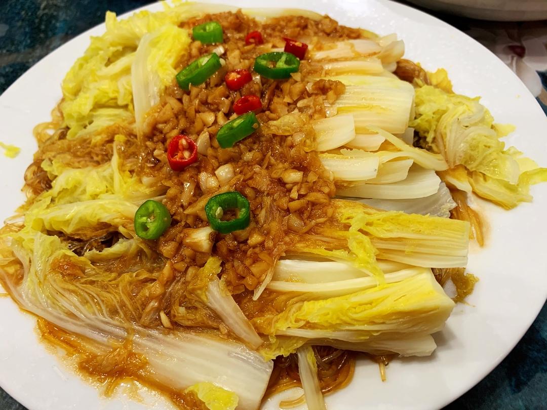 蒜蓉粉丝娃娃菜