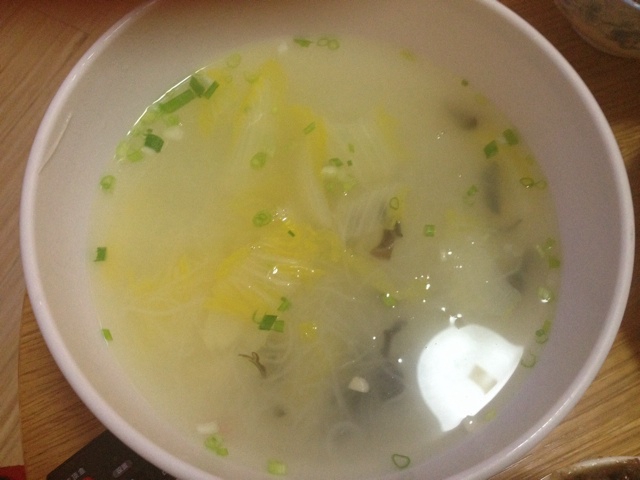 白菜粉丝汤