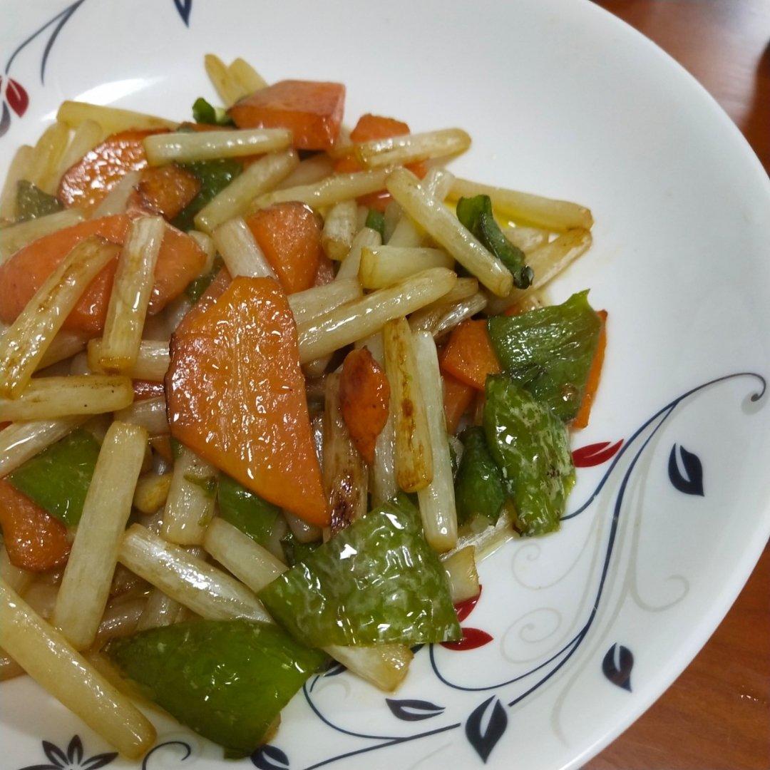 蚝油炒花生芽