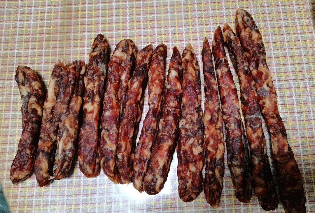 自制广式香肠，用了10年的配方，好吃零失败