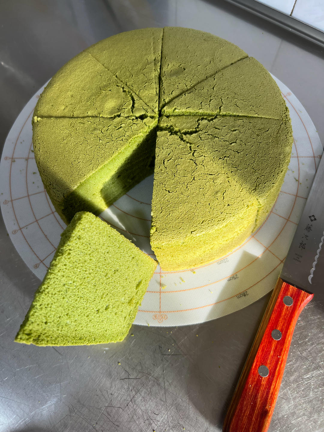 🍵清新治愈抹茶戚风——不容易消泡的秘密