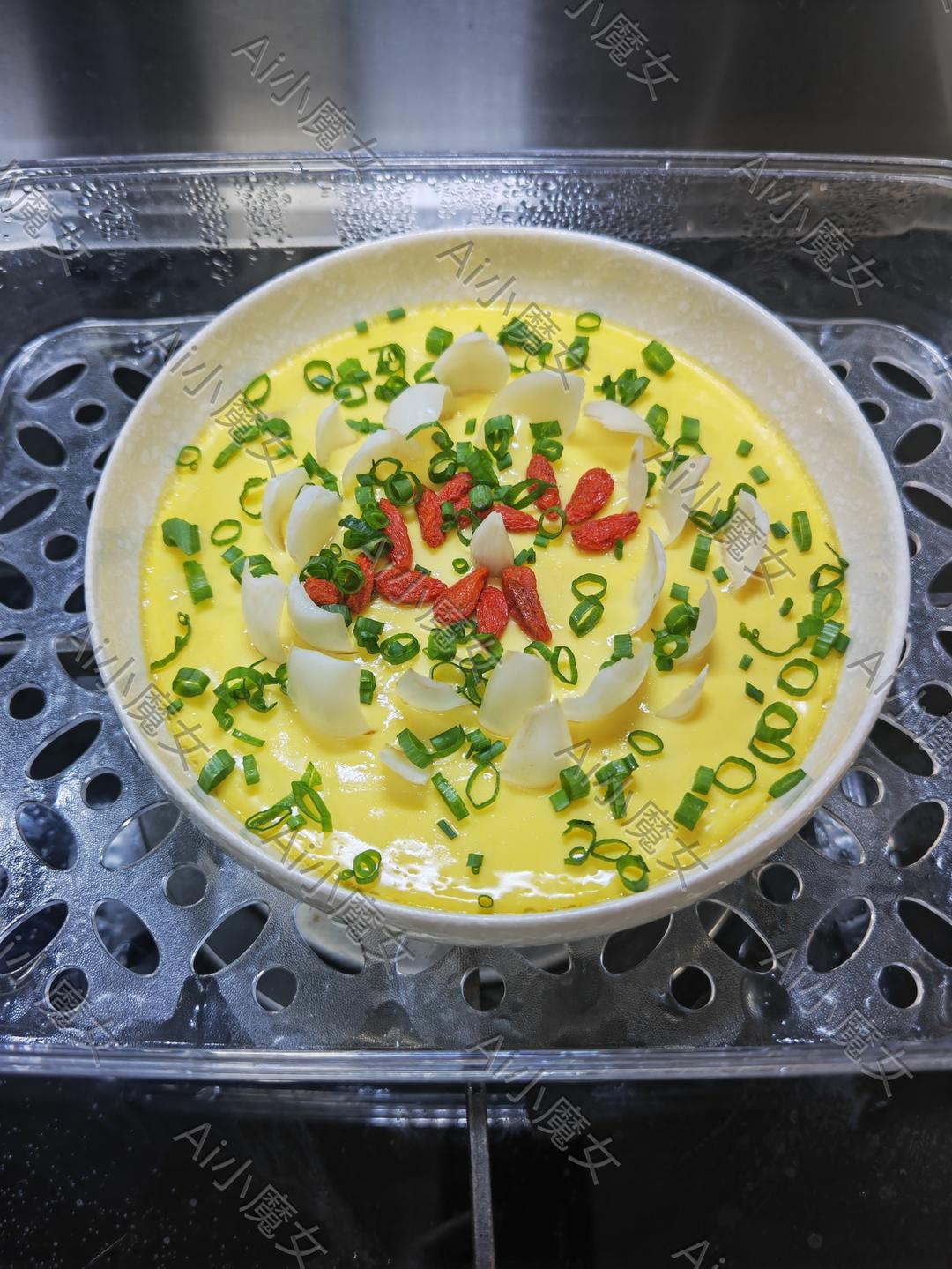 鲜百合———百合蒸蛋（二）