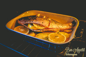 地中海式香料烤鱼-Mediterranean Style Roasted Whole Fish的做法 步骤11