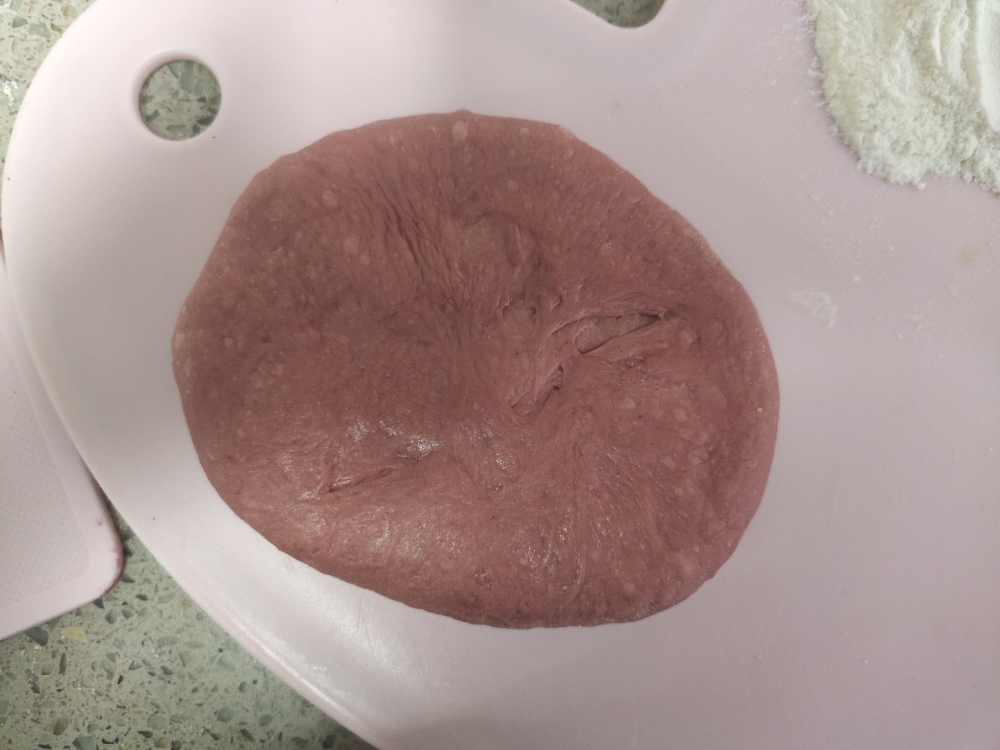 星空流沙软欧包，一口爆浆❤️冷藏发酵或直接法面包，咸蛋黄控必入的做法 步骤11