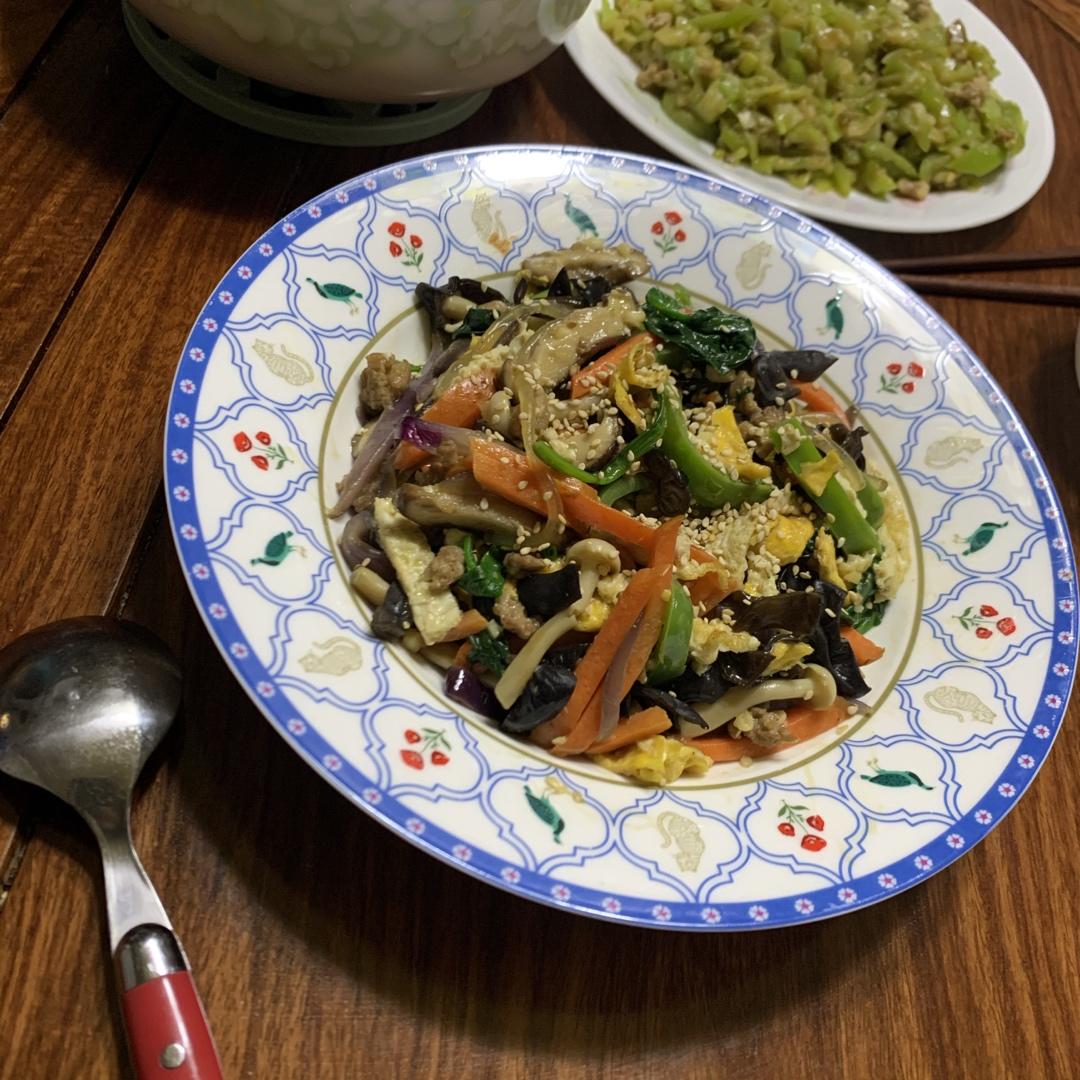 韩式凉拌杂菜