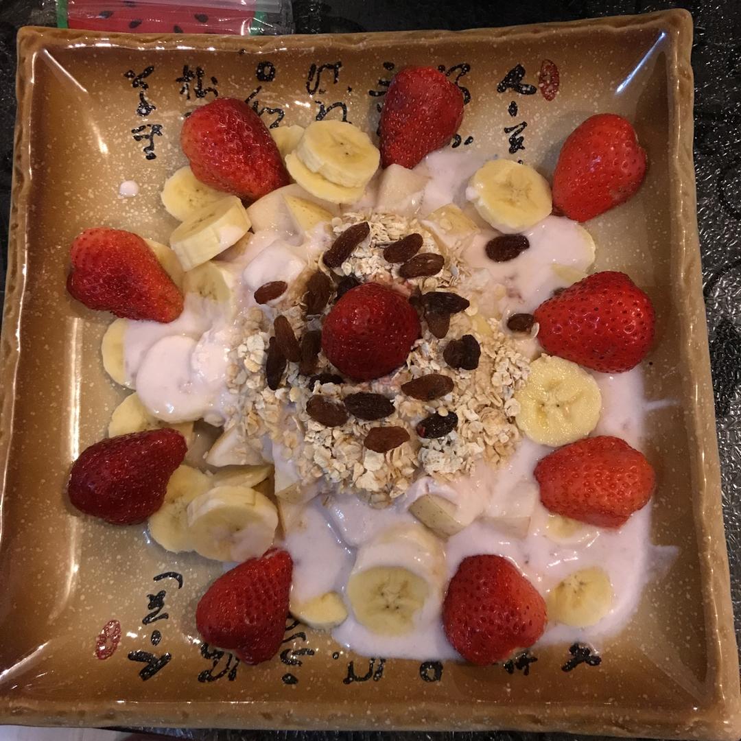 水果燕麦沙拉（减肥餐）
