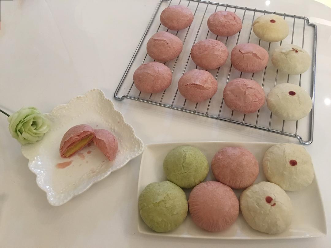 酥皮绿豆饼   酥得掉渣渣