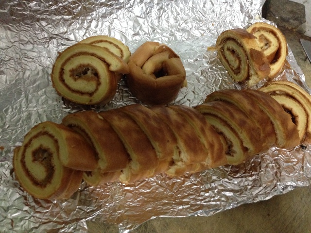 肉松戚风蛋糕卷