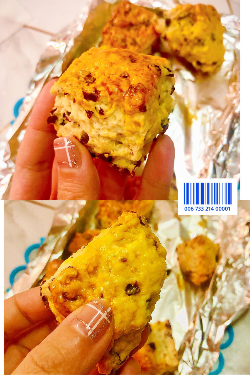 消耗淡奶油的司康