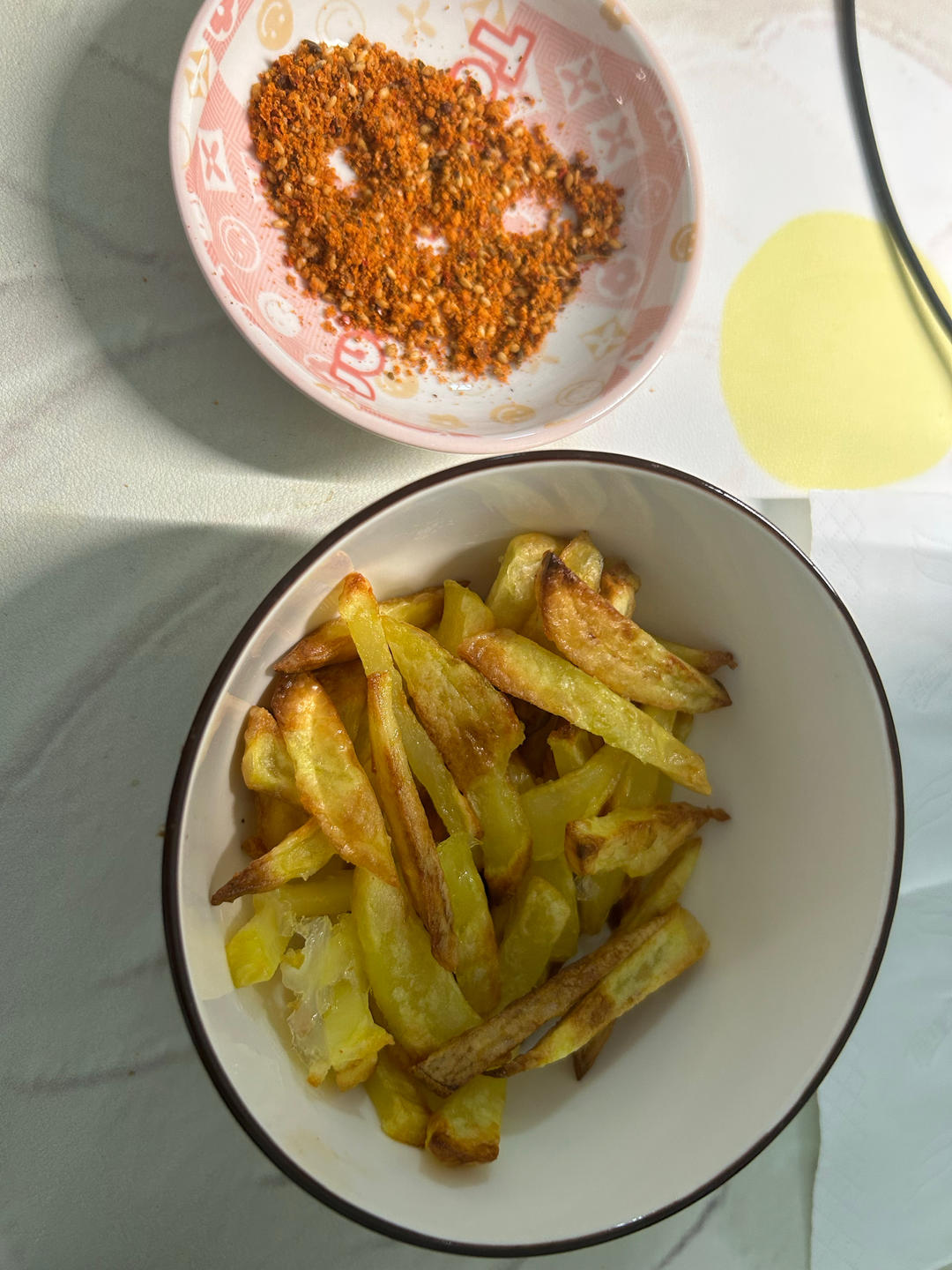 0失败！超简单！很省油！空气炸锅版薯条，现做现吃哦