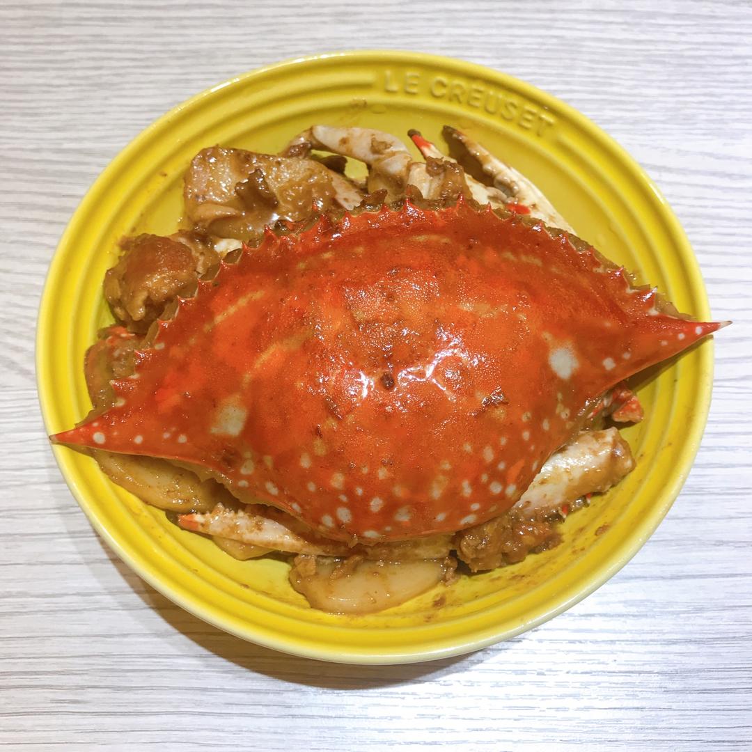梭子蟹炒年糕