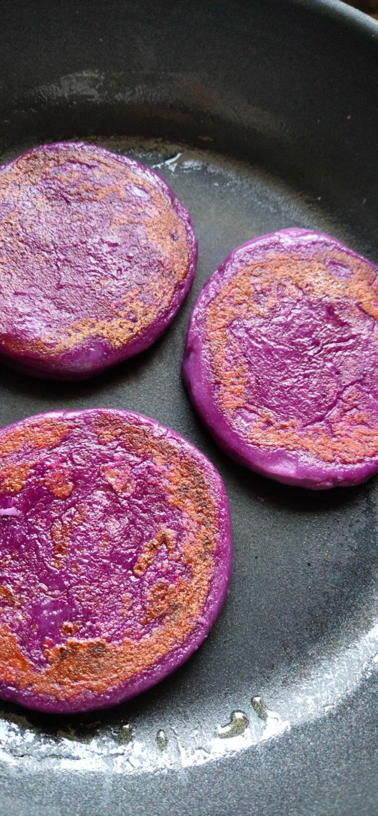 紫薯糯米饼