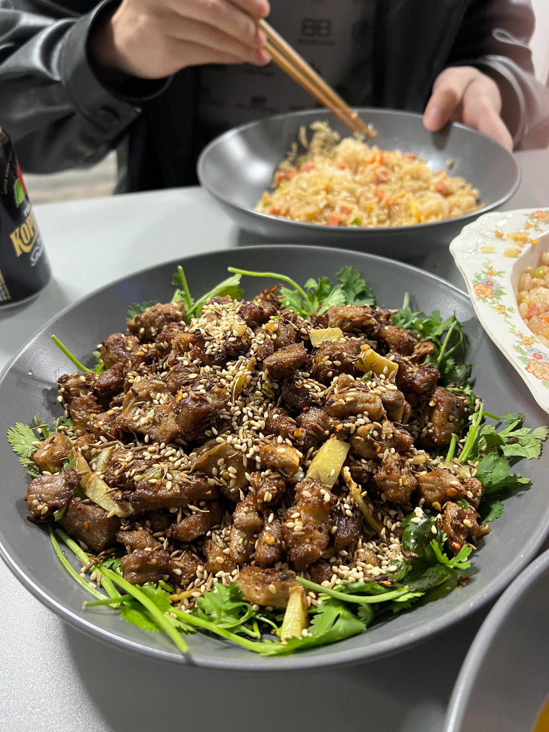 吃不到膻味的比烧烤更好吃的孜然羊肉🐏