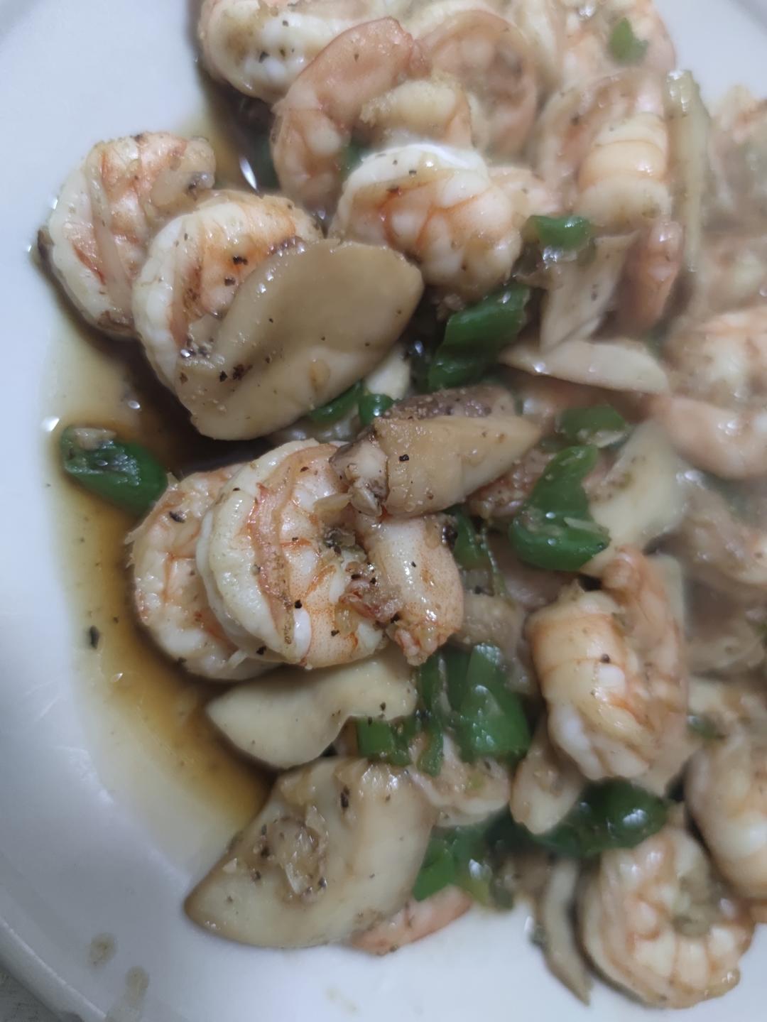 虾仁杏鲍菇