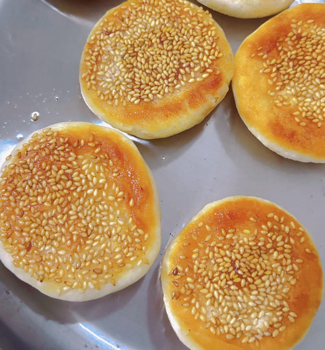 发面麻酱烧饼 超级无敌香 一看就会 附视频细节讲解