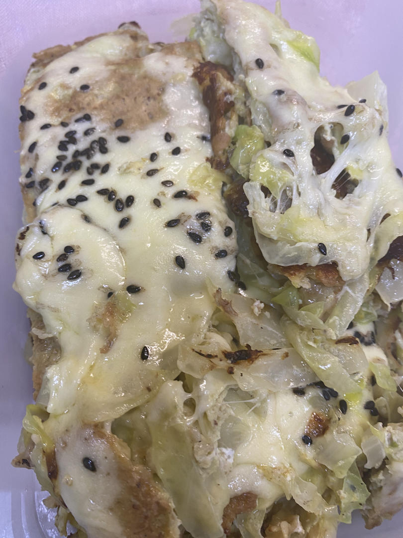 包菜鸡蛋饼