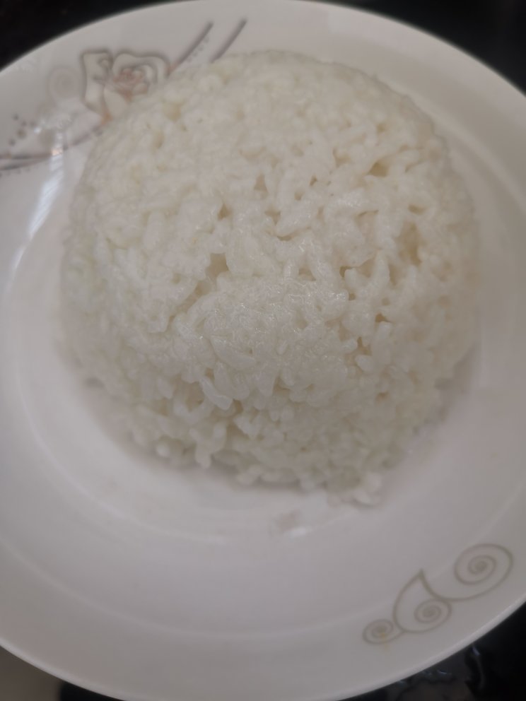 咖喱鸡肉饭（附米饭整形小方法）