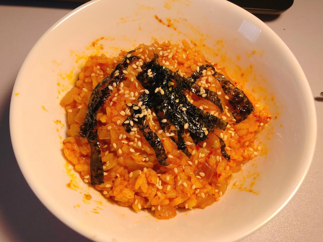 超简单的泡菜炒饭