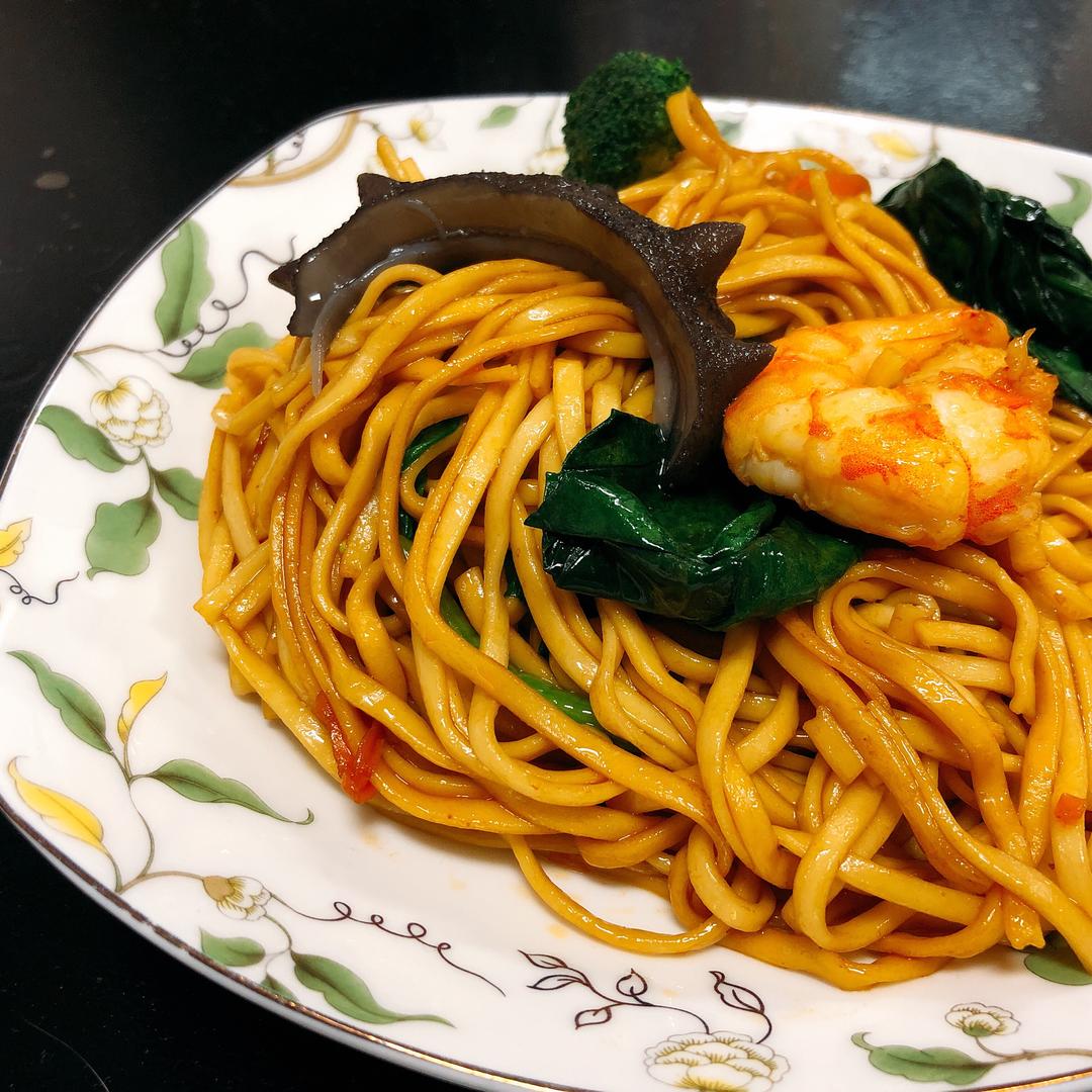 海鲜炒面